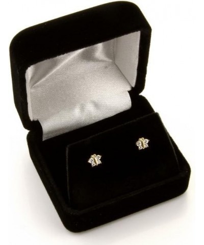 14k Yellow Gold 3mm Round Solitaire Basket Set Stud Earrings with Screw Back - 12 Different Color Available Oct $17.02 Earrings