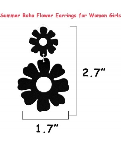 2023 Summer Beach Boho Flower Earrings for Women Girls Daisy Floral Dangle Earrings Fun Sunflower Earrings Dangling Jewelry G...