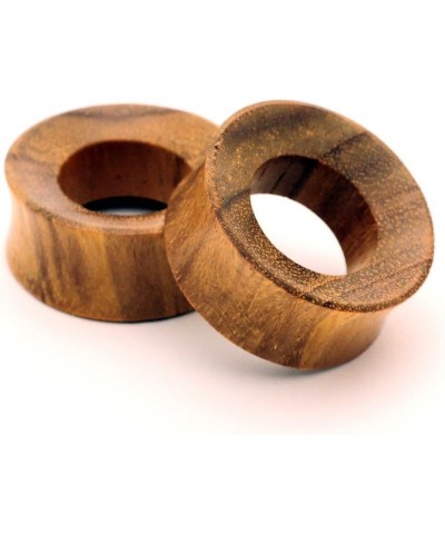 Pair of Teak Wood Tunnels - 1 3/8” - 35mm - Sold As a Pair $10.55 Body Jewelry