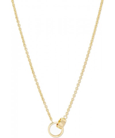 Women's Rose Interlocking Necklace Gold $35.00 Necklaces