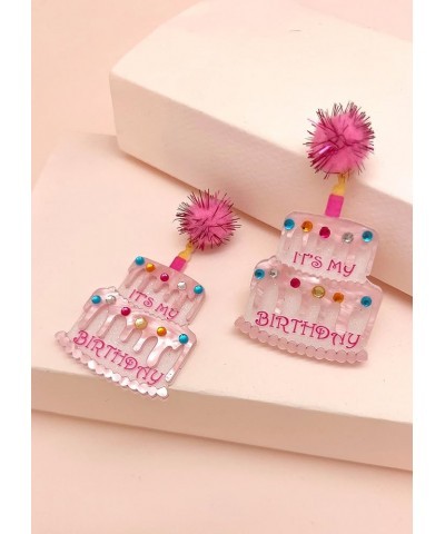 Beaded Birthday cake Birthday Queen Happy Birthday Earrings for Celebration Birthday Party Earrings It's my Birthday $8.61 Ea...