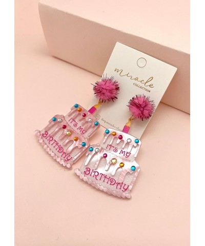 Beaded Birthday cake Birthday Queen Happy Birthday Earrings for Celebration Birthday Party Earrings It's my Birthday $8.61 Ea...