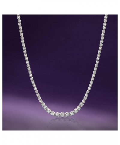 3.00 ct. t.w. Graduated Diamond Tennis Necklace in 14kt White Gold 17.0 Inches $1.00 Necklaces