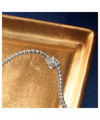 3.00 ct. t.w. Graduated Diamond Tennis Necklace in 14kt White Gold 17.0 Inches $1.00 Necklaces