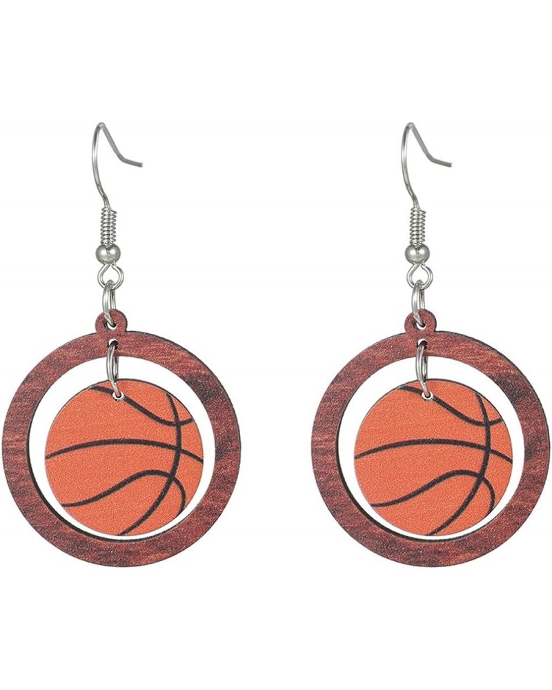 Baseball Earrings Football Dangle Earrings for Women Girls Cute Sport Ball Dangle Earrings,Soccer Volleyball Tennis Rugby Ear...