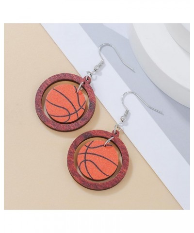 Baseball Earrings Football Dangle Earrings for Women Girls Cute Sport Ball Dangle Earrings,Soccer Volleyball Tennis Rugby Ear...