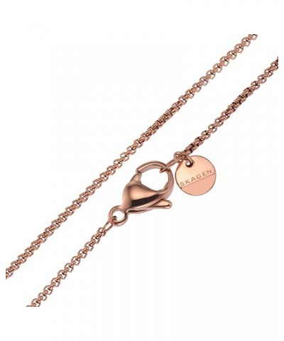 Women's Sea Glass Silver, Rose Gold or Gold Tone Stainless Steel Pendant Necklace Rose Gold & Pink Glass $25.53 Necklaces