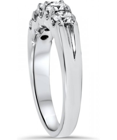 1ct Diamond Wedding Ring Anniversary Stackable Band 14K White Gold $334.35 Rings