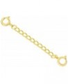 10k 14k Real Gold 1"/1.5"/2"/2.5"/3"/4"/5" Necklace Extender, Necklace Bracelet Extender Chain, Durable Gold Extender Chain, ...