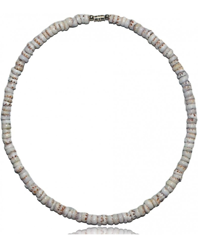 Mens and Womens Summer Beach Surfer Necklace From the Philippines, Genuine Spotted Conus Puka Shells 16.0 Inches $12.95 Neckl...