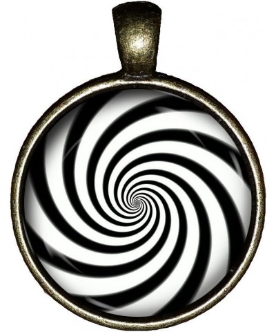 Vortex Necklace Vertigo Handmade Hypnotize Jewelry Gift Pendant Charm $11.03 Necklaces