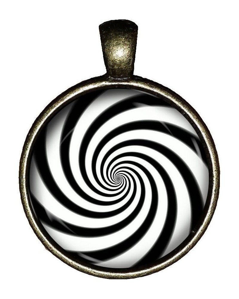 Vortex Necklace Vertigo Handmade Hypnotize Jewelry Gift Pendant Charm $11.03 Necklaces