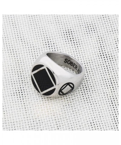 Sobriety Gift AA NA Sober AF Ring Addiction Recovery Gift AA Gift NA Gift Narcotics Anonymous Jewelry for Women Men NA RS 9 $...