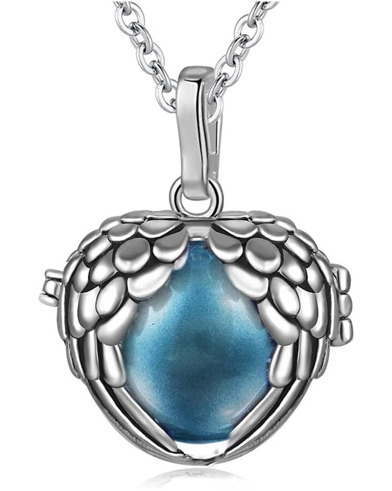 18mm Angel&wings Cage Harmony Ball Musical Pendant Angel Caller Women Necklace For Baby Jewelry Gift Style 19 $10.25 Necklaces