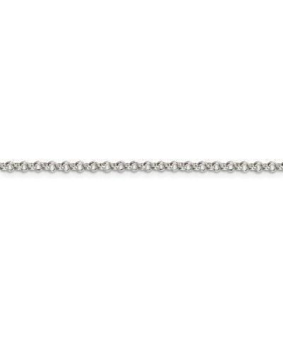 925 Sterling Silver Rolo Chain Necklace Jewelry Gifts for Women in Silver Choice of Lengths 16 18 20 24 30 36 and Variety of ...