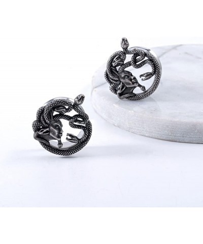 Vintage Snake Ear Plugs Tunnels Gauges Stainless Steel Ear Gauges Plugs Tunnels Expander Body Piercing Earrings Punk Unisex J...