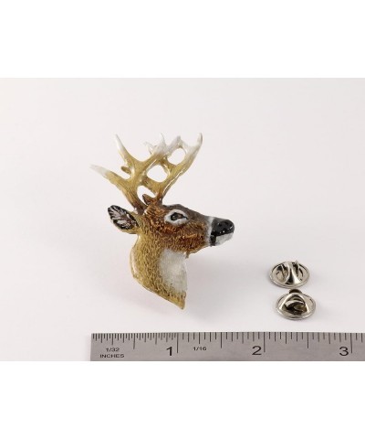 Handcrafted Deer and Elk Pins for Hunting Enthusiasts - Antler Shed, Bugling, Mule, Whitetail, Blacktail - Pewter, Copper, Go...