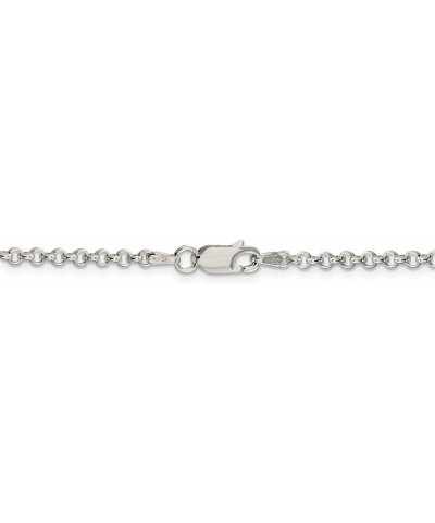 925 Sterling Silver Rolo Chain Necklace Jewelry Gifts for Women in Silver Choice of Lengths 16 18 20 24 30 36 and Variety of ...