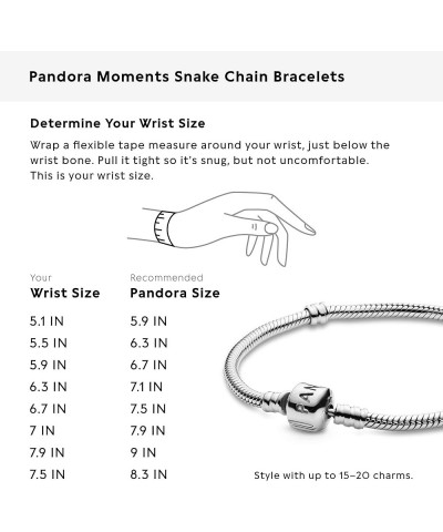 Jewelry Iconic Moments Snake Chain Charm Bracelet 7.5 Inches Sterling Silver $29.62 Bracelets