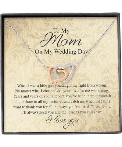 Mothers Day Gifts For Mom From Daughter, Mothers Day Necklace For Mom With Luxury Lighted Box & Heartfelt Message, Mother Dau...