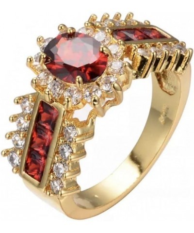 925 Sterling Silver Shiny Full Diamond Gemstone Ring 925 Ruby Cubic Zirconia Rings CZ Diamond Emerald Ring Eternity Engagemen...