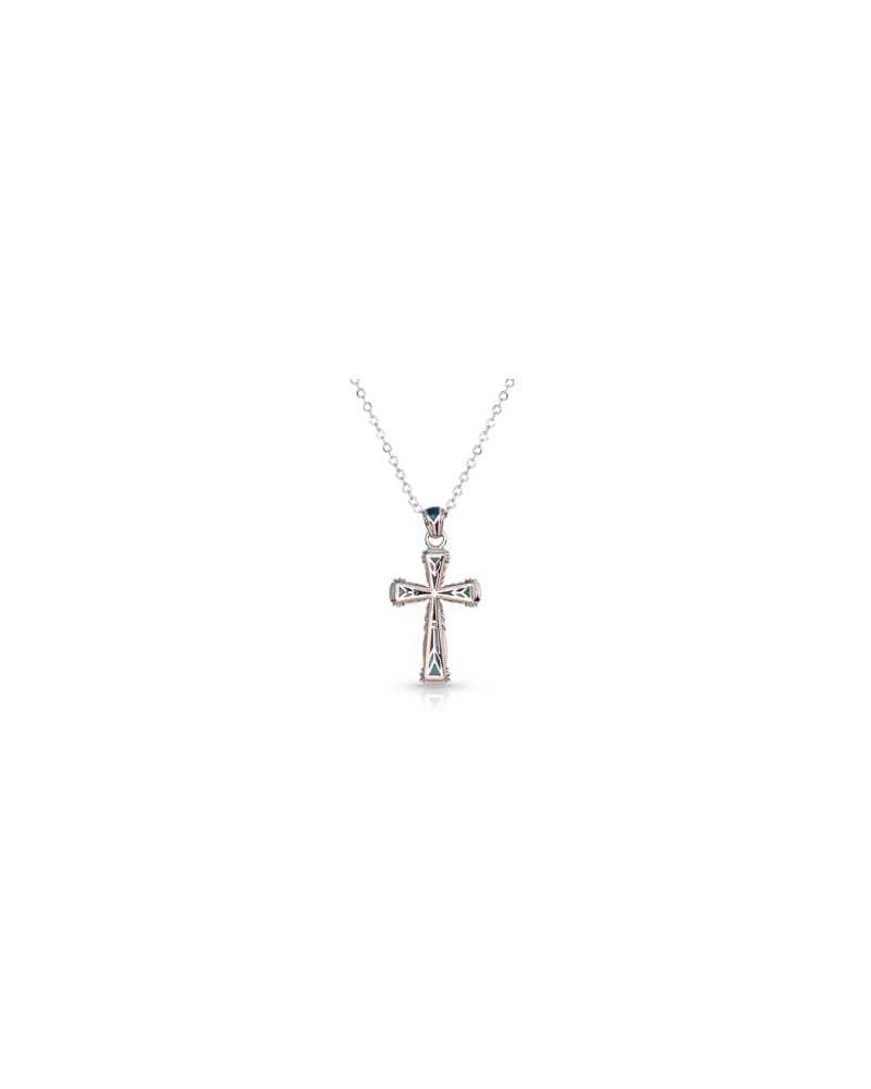 Western Mosaic Cross Necklace - NC5688 $48.60 Necklaces