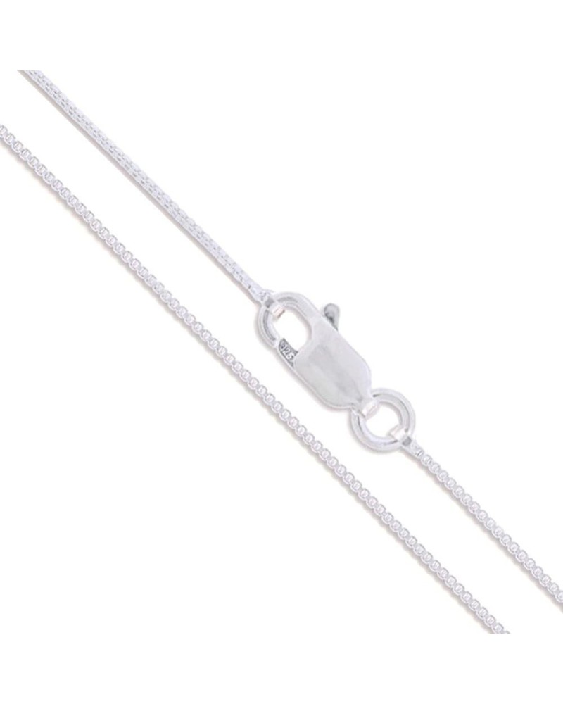 CHOOSE YOUR CLASP Sterling Silver 1.5mm Box Chain Necklace 30.0 Inches Lobster Clasp $19.79 Necklaces