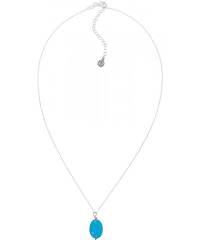 'Peace and Zen' Jade Pendant Necklace in Sterling Silver, 16" + 2 18.0 Inches $21.60 Necklaces