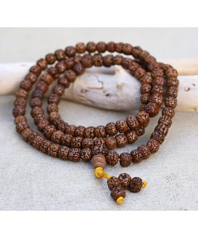 Tibetan Meditation 108 Beads Genuine Rare Bodhiseed Mala Rudraksha $67.00 Beading & Jewelry Making