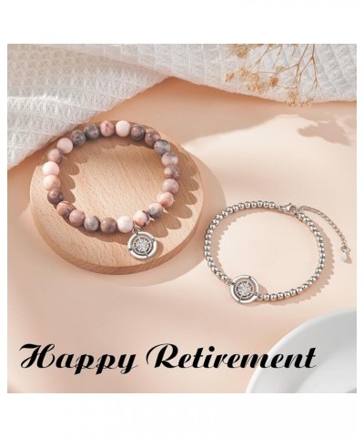 Retirement Gifts for Women 2024 Coworker Leaving Gifts, Compass Bracelet You Will Be Missed Farewell Going Away Goodbye Gifts...