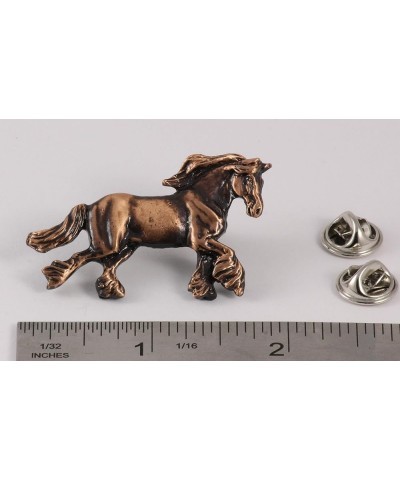 Handcrafted Horse Brooch and Lapel Pins for Equestrians and Riders - Arabian Stallion, Sclydesdale, Bronc, Colt, Mule - Head,...