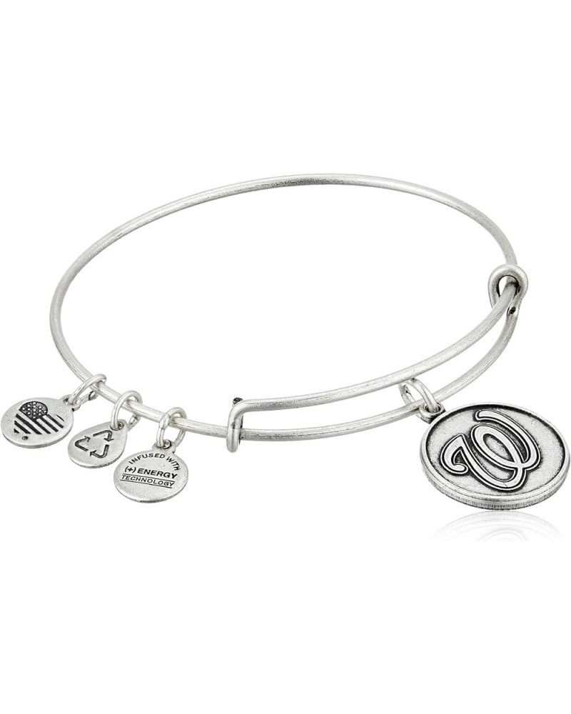 Washington Nationals Cap Logo Expandable Bangle Bracelet Rafaelian Silver $12.60 Bracelets