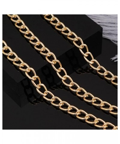 MultiLayer Waist Chain Belts for Women, Adjustable Metal Body Belly Chain for Dress Gold Diamond M: (Fit Waist 110cm/43.3in) ...