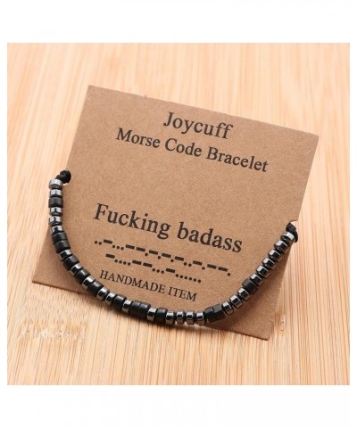 Inspirational Morse Code Bracelets for Women Teen Girls Gifts for Her Best Friend Mom Daughter Sister Aunt Wife Girlfriend En...