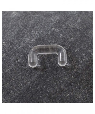 Septum Piercing Clear Retainer Jewelry 10g, 12g, 14g, 16g Available 12g (2.0 mm) $8.03 Body Jewelry