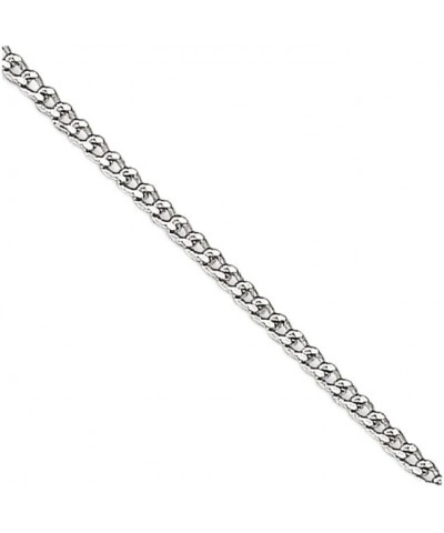 925 Sterling Silver 0.5mm Fine Curb Chain Necklace, Bracelet or Anklet 20.0 Inches $14.85 Necklaces