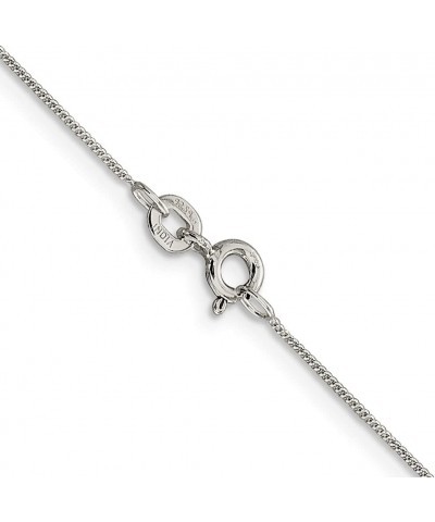 925 Sterling Silver 0.5mm Fine Curb Chain Necklace, Bracelet or Anklet 20.0 Inches $14.85 Necklaces