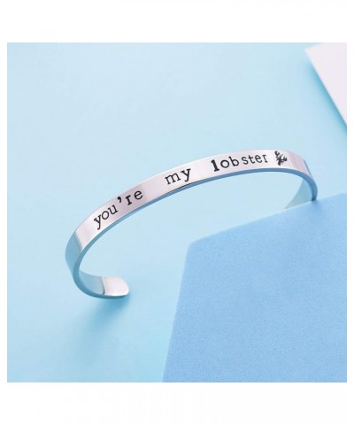 Friends TV Show Merchandise Gifts You're My Lobster Bracelet Best Friends Inspired Bracelets Friends Jewelry Cuff $7.63 Brace...