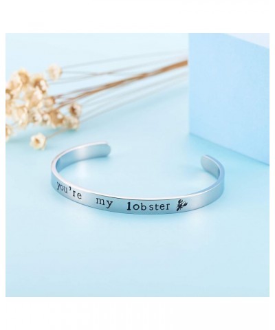 Friends TV Show Merchandise Gifts You're My Lobster Bracelet Best Friends Inspired Bracelets Friends Jewelry Cuff $7.63 Brace...