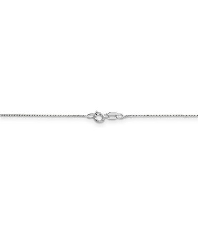 10k White Gold Classic Box Chain Necklace Bracelet or Anklet 22.0 Inches 0.7 mm $36.49 Necklaces