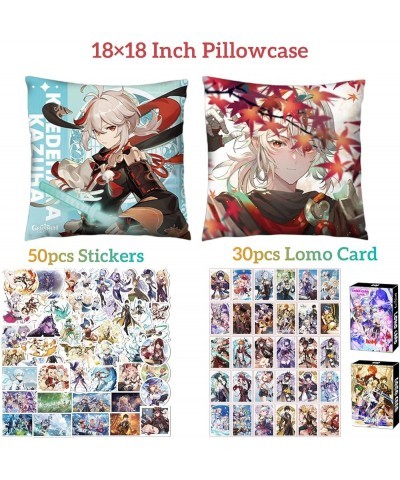 Genshin Impact Box Merch Set with 11 Gifts, Wanderer Cyno Xiao All 5 Stars Characters Plush Poster Acrylic Stand Bracelet Sti...