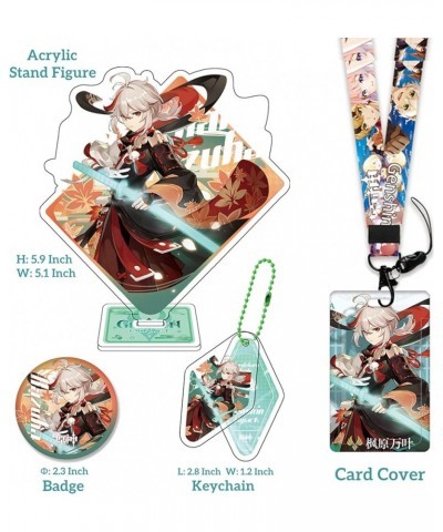 Genshin Impact Box Merch Set with 11 Gifts, Wanderer Cyno Xiao All 5 Stars Characters Plush Poster Acrylic Stand Bracelet Sti...