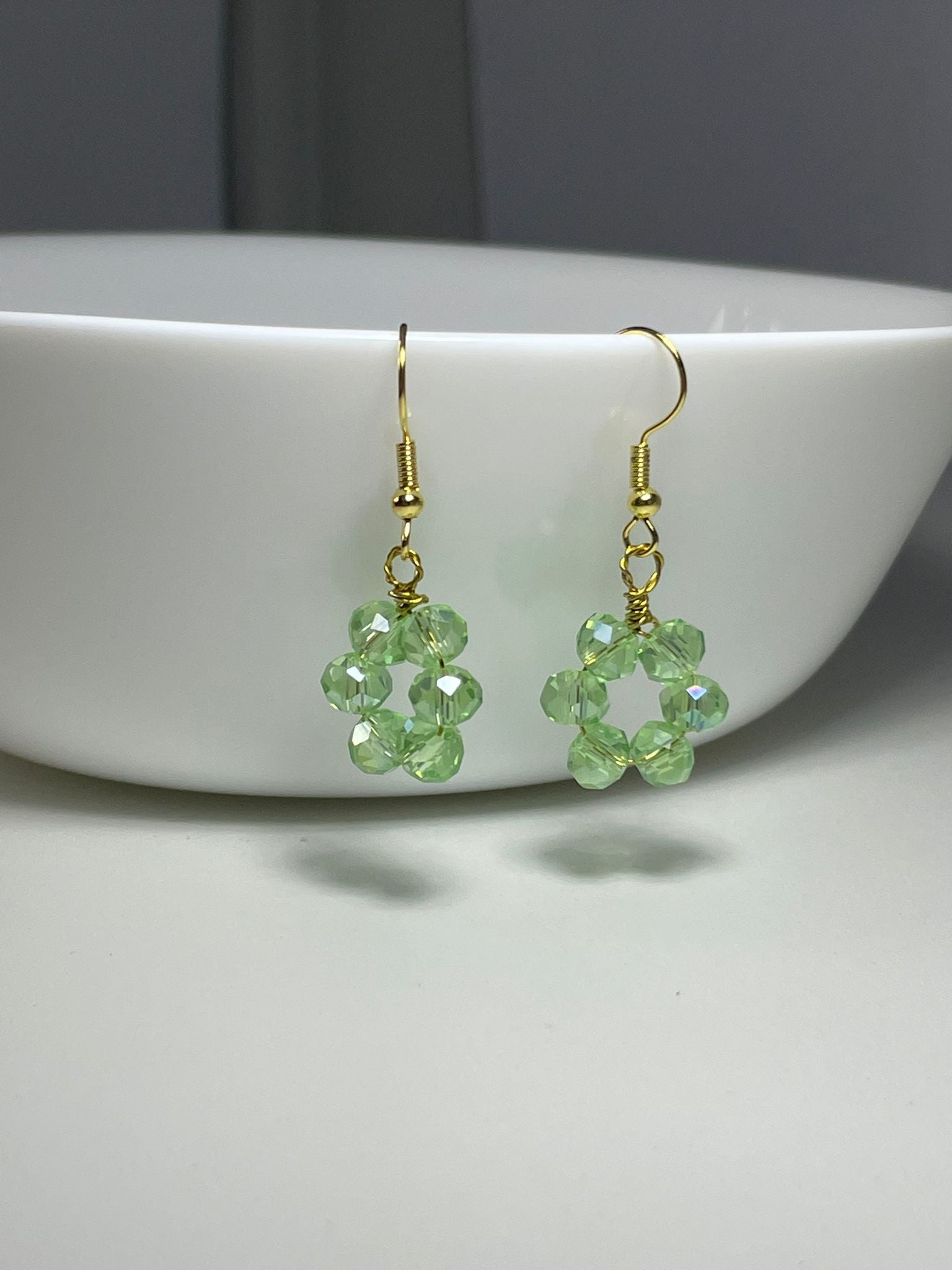 Handmade Verdant Bloom Earrings