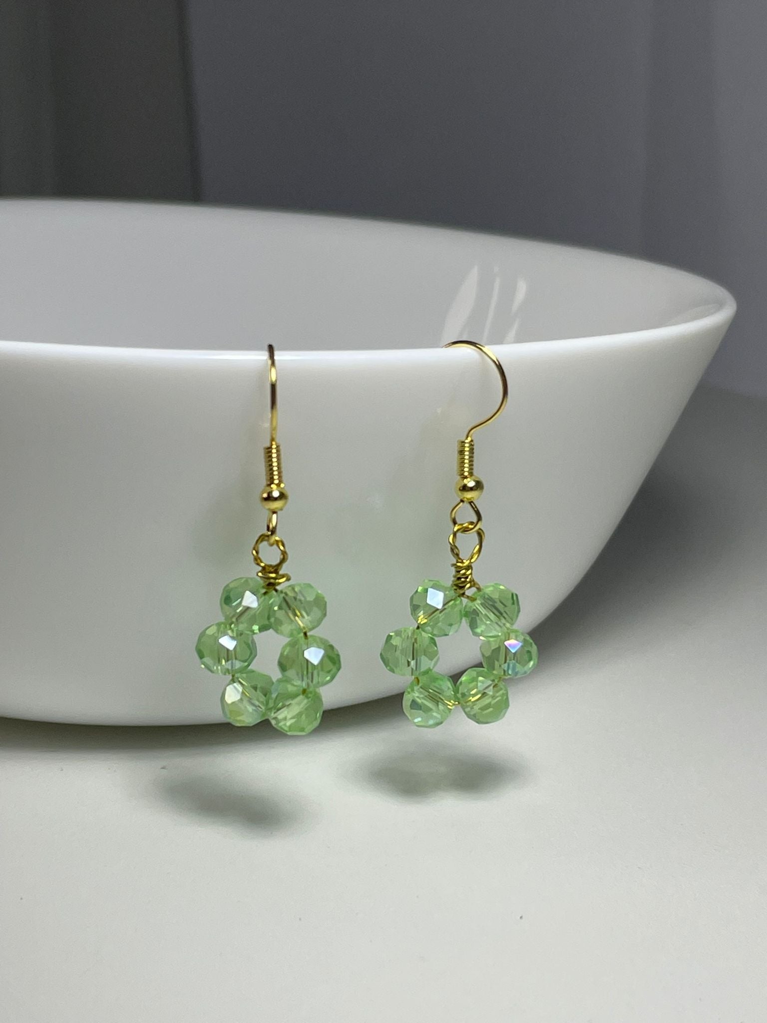 Handmade Verdant Bloom Earrings