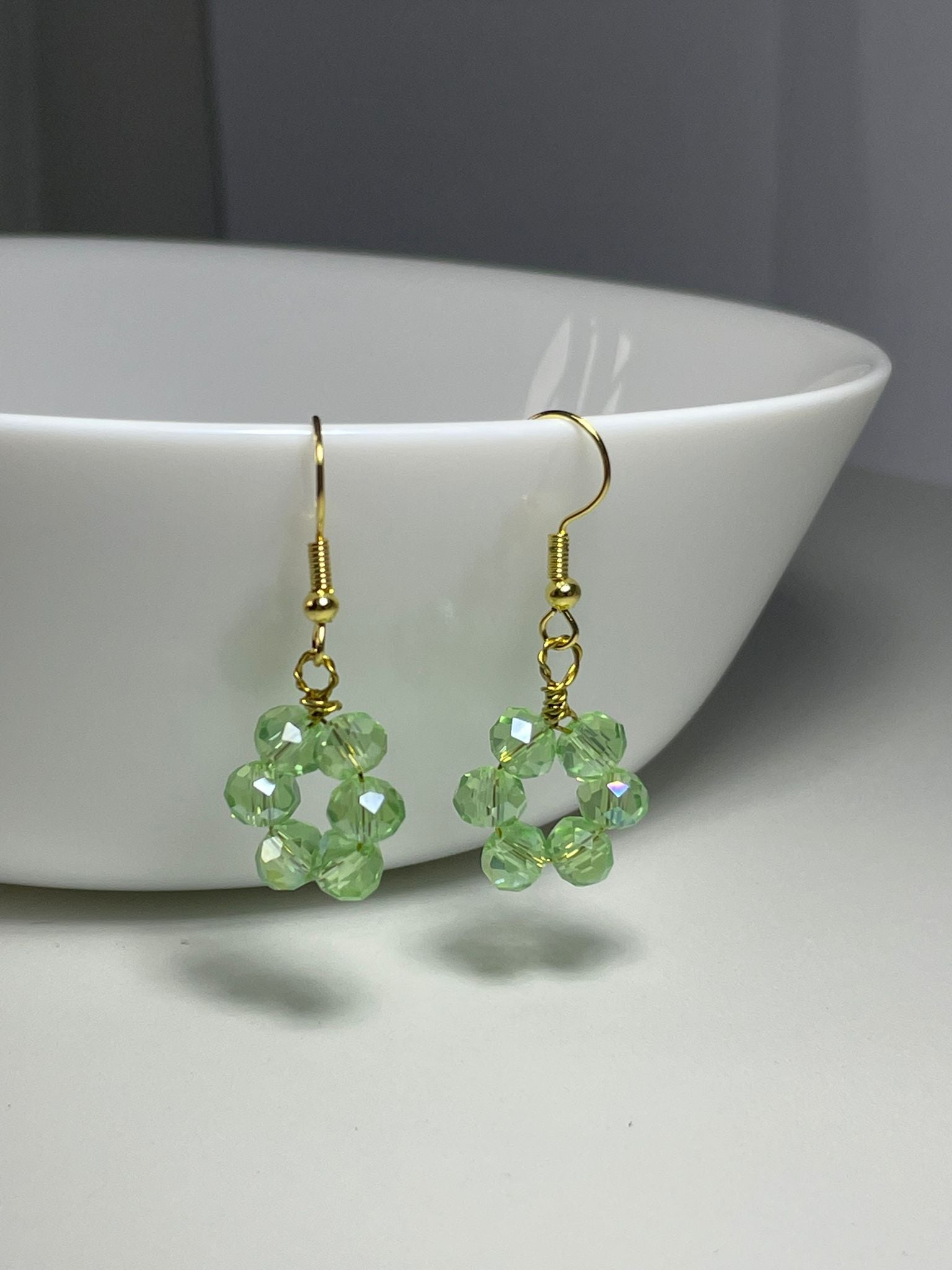 Handmade Verdant Bloom Earrings