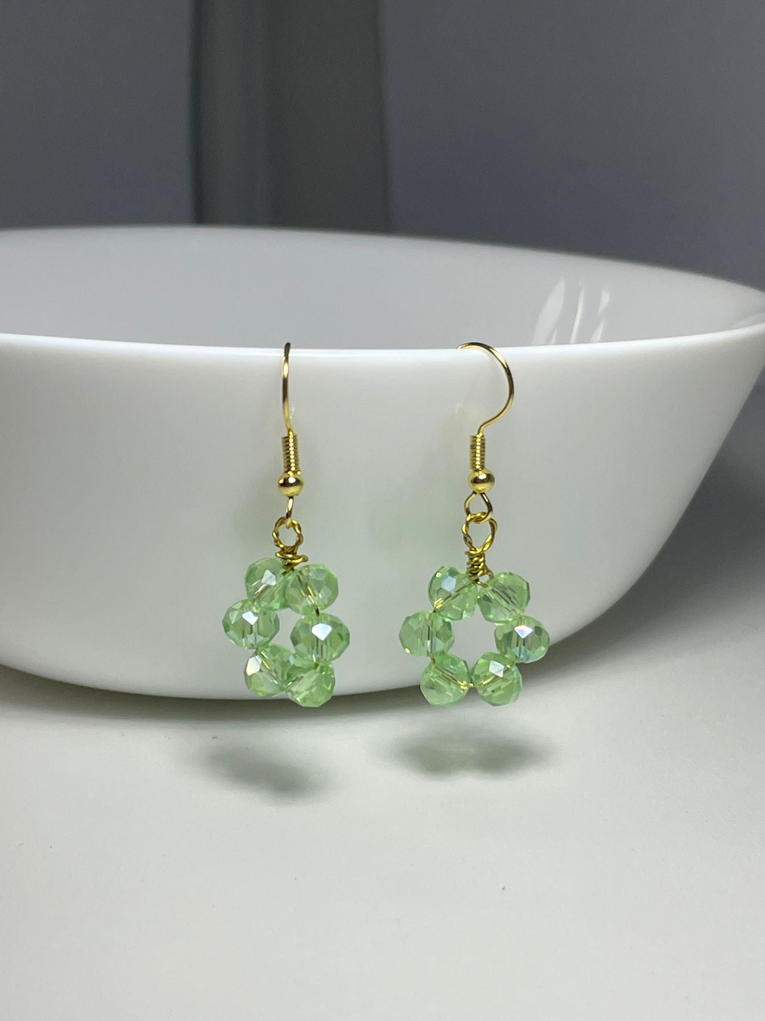 Handmade Verdant Bloom Earrings