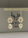 Pearl Bloom Drop Earrings