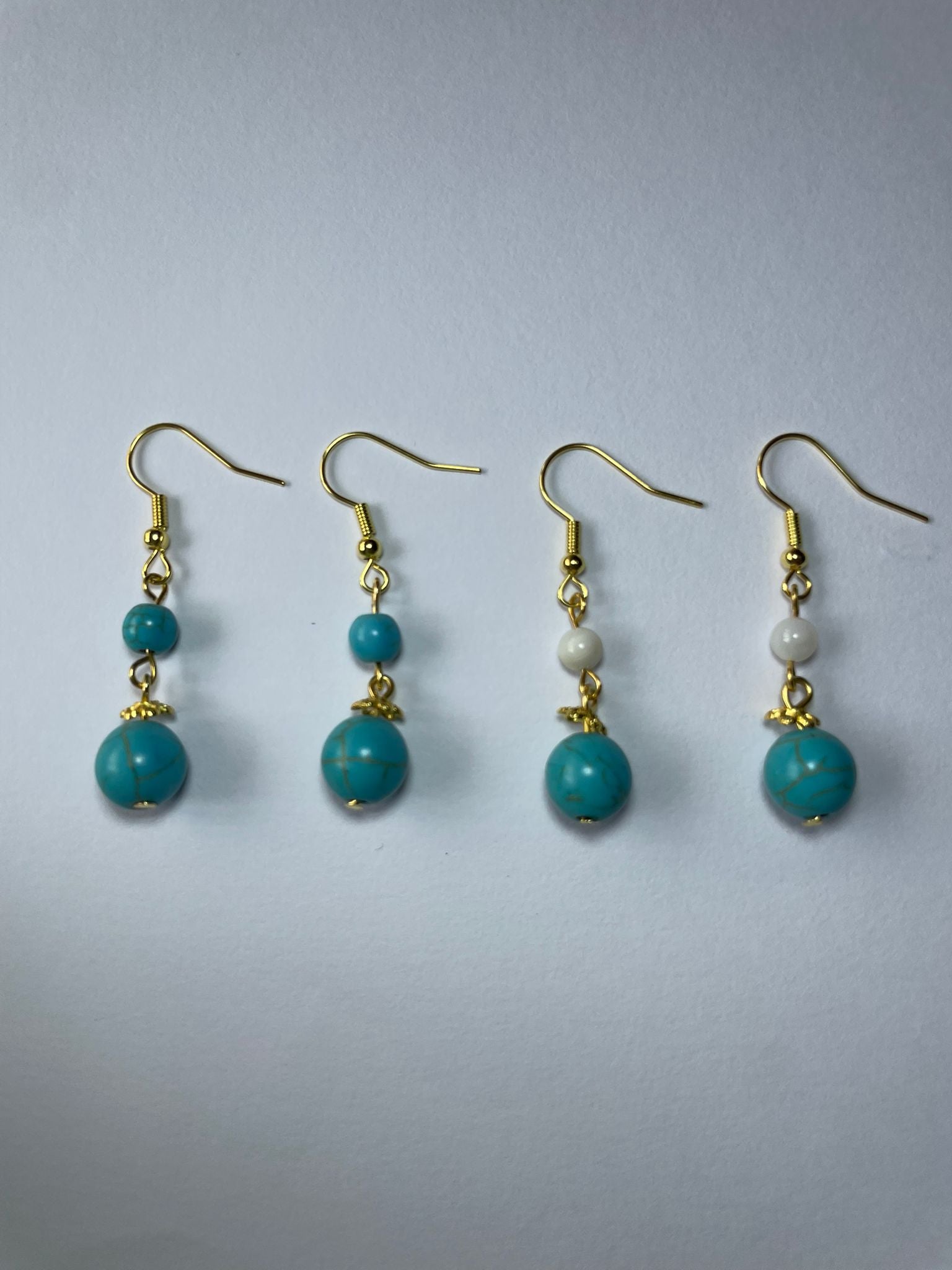 Elegant Natural Turquoise Earrings(All Blue)
