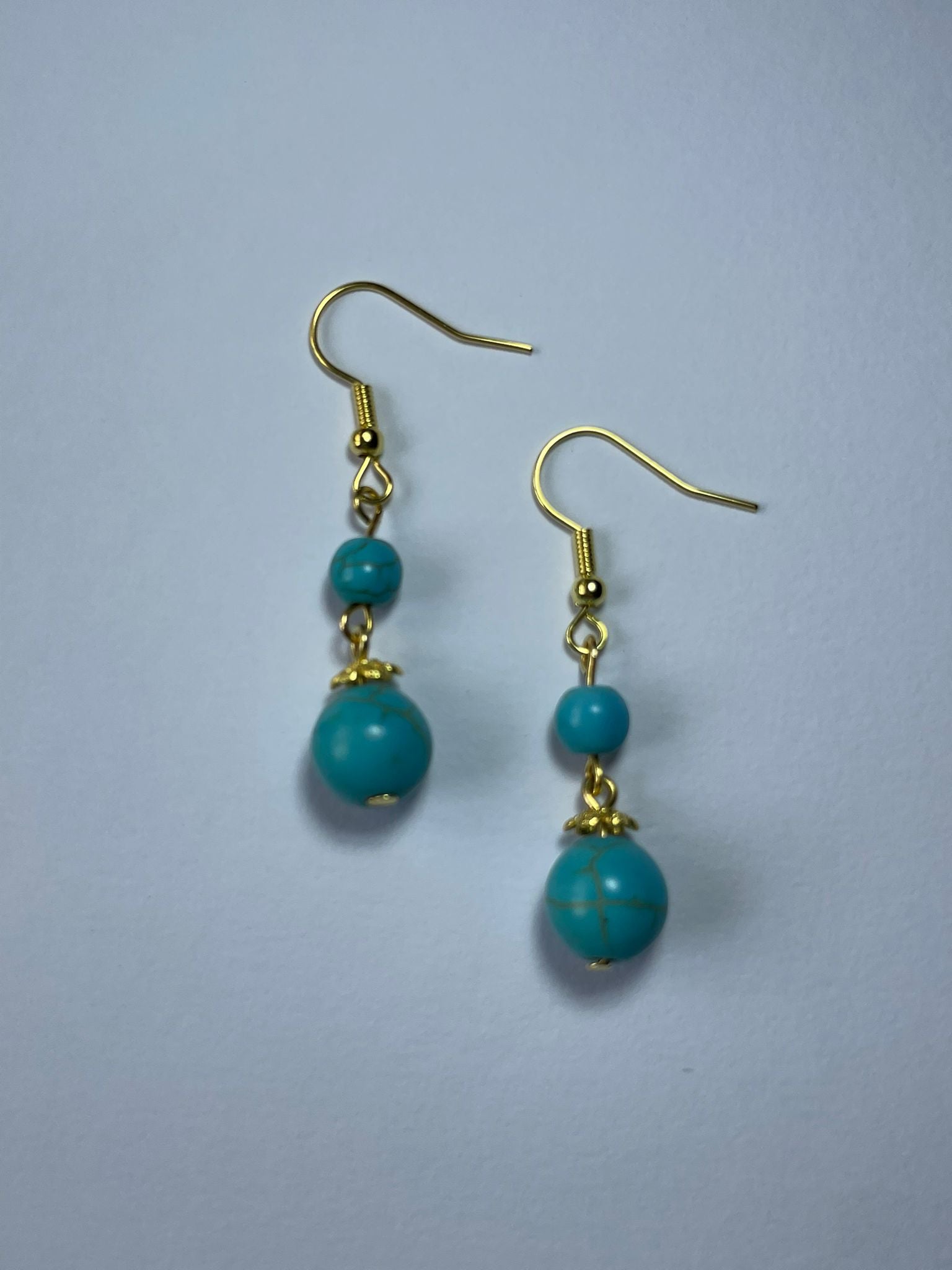 Elegant Natural Turquoise Earrings(All Blue)