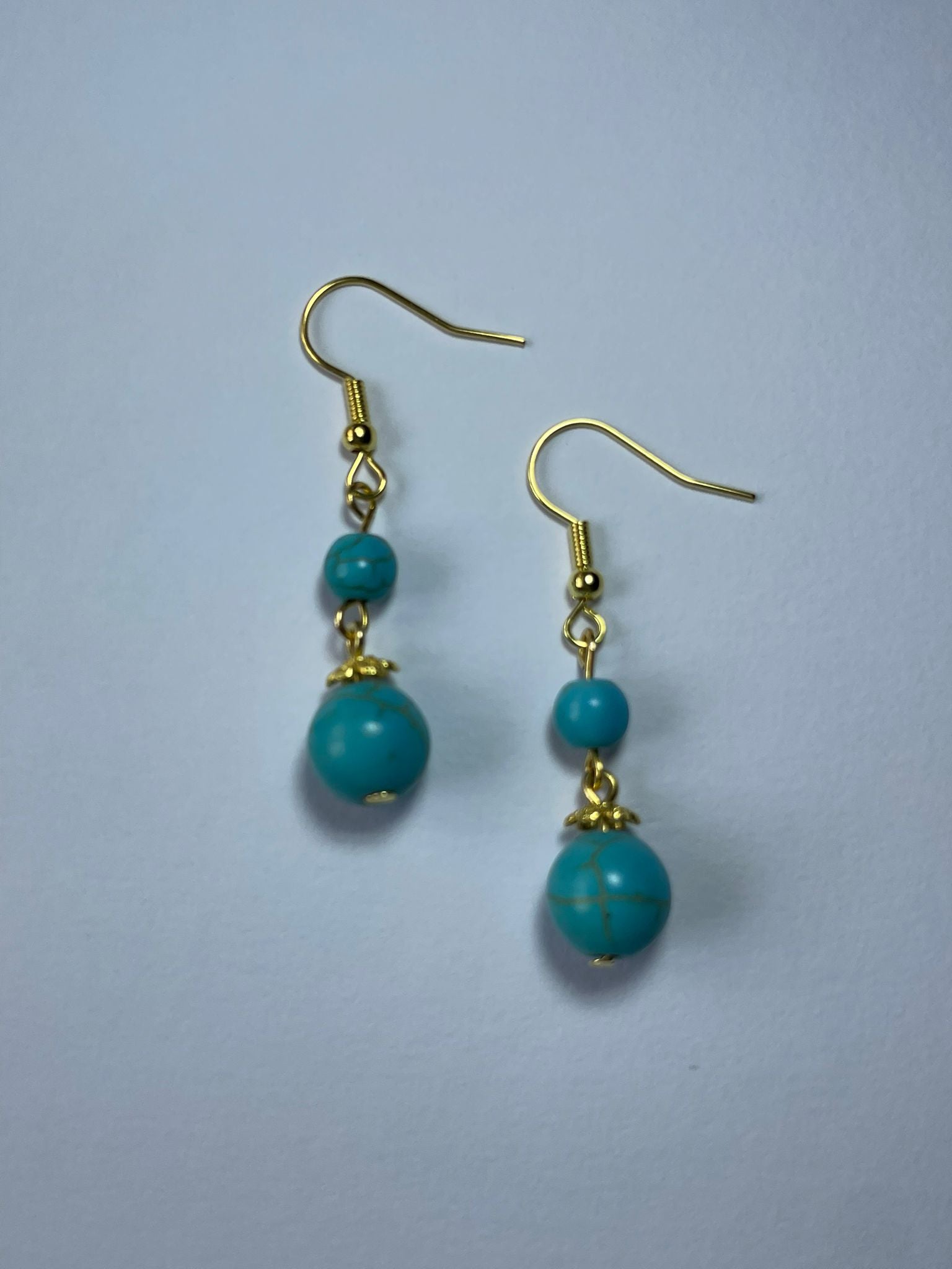 Elegant Natural Turquoise Earrings(All Blue)